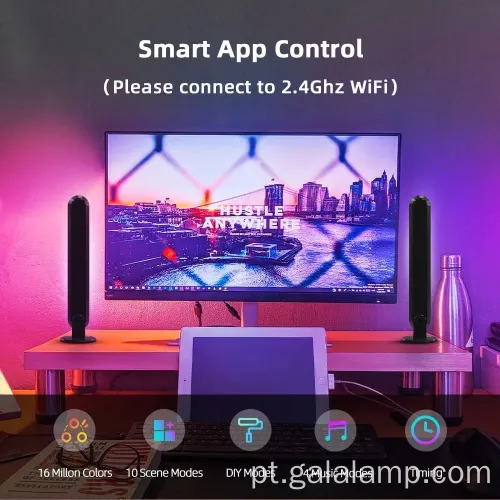 Luz de coleta de LEDs ambientais: Aprimore a configuração do seu computador